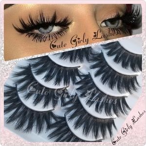5 pair of full silk Eyelashes